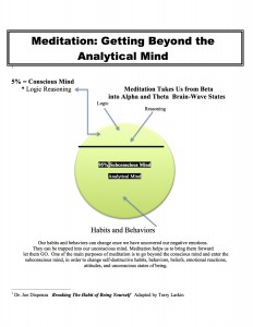 Meditation- Getting Beyond the Analytical Mind