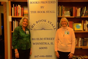 Marj & Terry with Book Stall SIGN